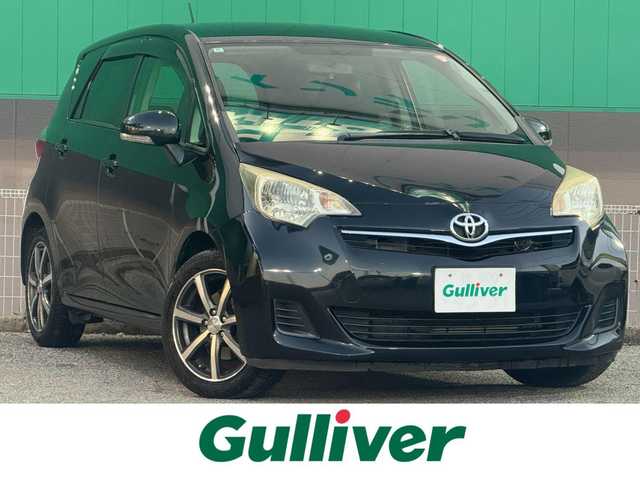 トヨタ ラクティス G スマートストップセレクション 千葉県 2012(平24)年 11.6万km ブラックマイカ 純正SDナビ（NSDD-W61)　地図SD無し/ワンセグ/革調シートカバー（D席破れ有）/ETC/オートライト/HIDヘッドライト/社外15インチアルミホイール/スマートキー