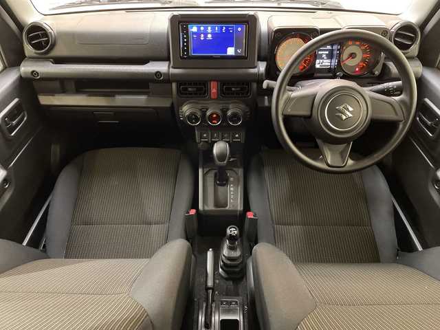 スズキ ジムニー XL 新潟県 2021(令3)年 6万km シフォンアイボリーM 4WD/社外ディスプレイオーディオ/CD/DVD/BT/バックカメラ/衝突被害軽減ブレーキ/レーンキープアシスト/シートヒーター/スマートキー/プッシュスタート/オートライト/オートハイビーム/フォグランプ