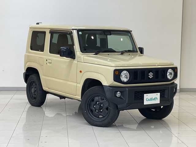 スズキ ジムニー XL 新潟県 2021(令3)年 6万km シフォンアイボリーM 4WD/社外ディスプレイオーディオ/CD/DVD/BT/バックカメラ/衝突被害軽減ブレーキ/レーンキープアシスト/シートヒーター/スマートキー/プッシュスタート/オートライト/オートハイビーム/フォグランプ