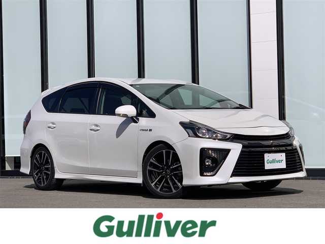トヨタ プリウス α S ツーリングセレクション G’s 大阪府 2015(平27)年 5.7万km ホワイトパールクリスタルシャイン ワンオーナー/純正メモリーナビ/CD/DVD/Bluetooth/フルセグTV/バックカメラ/LEDオートヘッドライト/LEDイルミネーションビーム/純正大径マフラー/純正18インチAW/G’s専用サスペンション/革巻きステアリング/ハーフレザスポーツーシート/USB/プッシュスタート/スマートキー/ビルトインETC