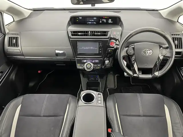 トヨタ プリウス α S ツーリングセレクション G’s 埼玉県 2015(平27)年 5.7万km ホワイトパールクリスタルシャイン 純正メモリーナビ/CD/DVD/Bluetooth/フルセグTV/バックカメラ/LEDオートヘッドライト/LEDイルミネーションビーム/純正大径マフラー/純正18インチAW/G’s専用サスペンション/革巻きステアリング/ハーフレザスポーツーシート/USB/プッシュスタート/スマートキー/ビルトインETC