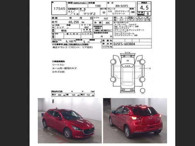 マツダ マツダ２ XD プロアクティブ Sパッケージ 茨城県 2020(令2)年 6.1万km ソウルレッドクリスタルM メーカーナビ/全方位カメラ/ヘッドアップディスプレイ/BSM/レーダークルーズコントロール/シートヒーター/純正ドライブレコーダー/スマートキー/DVDプレーヤー/プッシュスタート/LEDヘッドライト