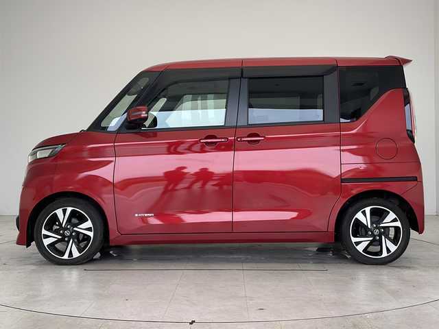 日産 ルークス HWS Gターボ プロパイロットED 愛知県 2021(令3)年 2.4万km スパークリングレッドM プロパイロット/衝突被害軽減ブレーキ/純正9インチSD　SDなし/全方位カメラ/両側パワースライドドア/レーダークルーズコントロール/フルセグTV/CD DVD/Bluetooth/バックカメラ/イージーオープン機能/コーナーセンサー/純正アルミホイール/LEDヘッドライト/ドライブレコーダー/ETC/ステアリングスイッチ/スマートキー/プッシュスタート