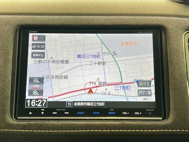 ホンダ ヴェゼル ハイブリッド 岐阜県 2017(平29)年 7.3万km ホワイトオーキッドパール ホンダセンシング/衝突軽減ブレーキ （CMBS）/歩行者事故低減ステアリング/ACC 〈アダプティブ・クルーズ・コントロール〉/LKAS 〈車線維持支援システム〉/路外逸脱抑制機能/誤発進抑制機能/先行車発進お知らせ機能/標識認識機能/ギャザズ８インチナビ/フルセグTV/バックカメラ/ビルトインETC/コンフォートビューパッケージ/前席シートヒーター/LEDヘッドライト/LEDフォグライト/パドルシフト/ドライブレコーダー