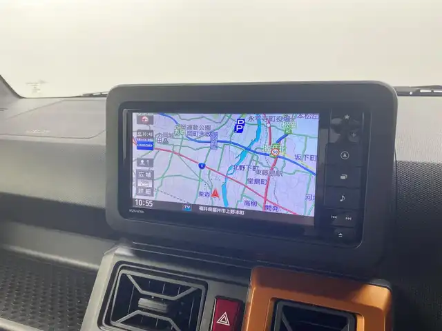 ダイハツ タフト G ターボ 福井県 2020(令2)年 2.8万km サンドベージュメタリック 純正ナビ/CD/DVD/Bluetooth/フルセグ/４WD/ガラスルーフ/ターボ/シートヒーター/アダプティブクルーズコントロール/ETC/バックカメラ/フォグランプ/横滑り防止装置/オートライト/レーンキープアシスト