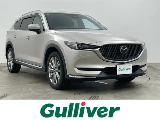 マツダ ＣＸ－８ XD エクスクルーシブモード 岡山県 2021(令3)年 6.9万km プラチナクォーツメタリック サンルーフ/BOSEサウンド/ブラウンレザーシート/純正１０．２５インチナビ/【Bluetooth/フルセグTV/Carplay/USB】/衝突軽減ブレーキ/追従型クルーズコントロール/360°ビューカメラ/オートハイビーム/ＬＥＤヘッドライト＆LEDフォグランプ/ＥＴＣ/前席シートヒーター/前席エアシート/ステアリングヒーター/前席パワーシート/純正フロアマット/オートブレーキホールド/ブラインドスポットモニター/ISOFIX/後席サンシェイド/ステアリングスイッチ/ヘッドアップディスプレイ/チルトステアリング/シートリフター/ウインカーミラー/ドアバイザー