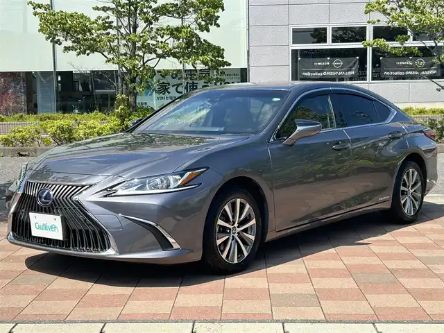 レクサス ＥＳ 300h 福島県 2019(平31)年 2.5万km マーキュリーグレーマイカ サンルーフ/メーカーナビ/(BT/USB/SD/AM/FM/Miracast)/ヘッドアップディスプレイ/LEDオートライト/オートハイビーム/レーダークルーズコントロール/レザーシート/運転席メモリシート/前席パワーシート/前席シートヒーター/前席ベンチレーター/ハンドルヒーター/プリクラッシュセーフティ/車線逸脱防止支援/ドライブレコーダー/パドルシフト/ステアリングスイッチ