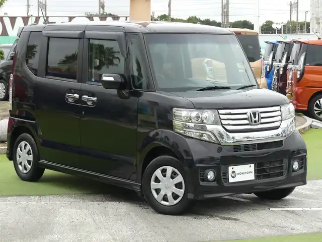 ホンダ Ｎ ＢＯＸ カスタム G 千葉県 2012(平24)年 1.3万km プレミアムゴールドパープルパール 純正SDナビ/地デジTV/【DVD/CD再生機能　Bluetooth接続】/HIDヘッドライト/フォグライト/ウインカーミラー/スマートキー