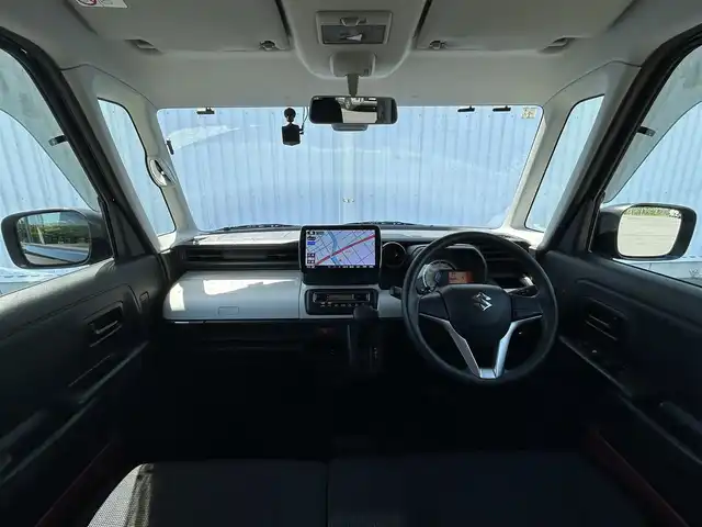 スズキ スペーシア HYBRID G 愛媛県 2019(平31)年 5.1万km ブルーイッシュブラックパール3 コーナーセンサー/ETC/Bluetooth/CD/Blu-ray/DVD/フルセグTV/前方ドラレコ/両側スライド/ベンチシート/社外アルミホイール/オートライト/レーンキープアシスト/スマートキー/スペアキー/アイドリングストップ/パワーステアリング/パワーウィンドウ
