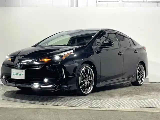 トヨタ プリウス A ツーリングセレ ブラックED 大阪府 2021(令3)年 3.6万km プレシャスブラックパール モデリスタエアロ　純正ナビＴＶ　全方位カメラ　トヨタセーフティセンス　レーダークルコン　ＢＳＭ　レザーシート　シートヒーター　パーキングアシスト　ＥＴＣ　パワーシート　レーンアシスト　スマートキー
