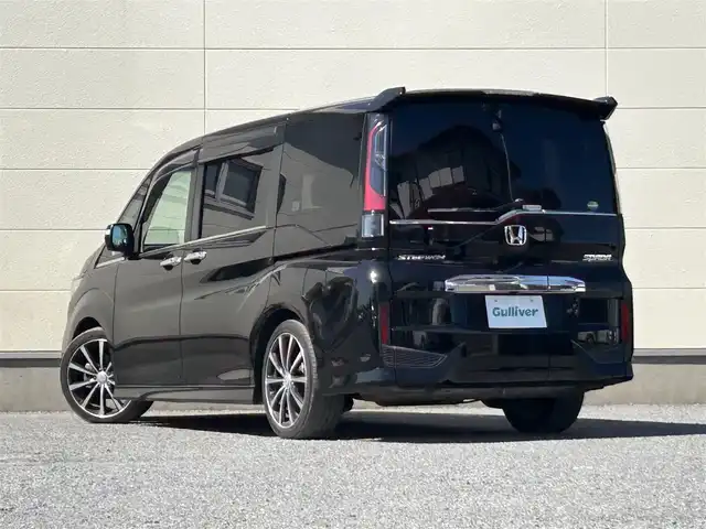 ホンダ ステップワゴン スパーダ ホンダセンシング 茨城県 2018(平30)年 6.2万km プレミアムスパークルブラックパール 純正ナビ/Bluetooth接続/フルセグTV/バックカメラ/両側パワースライド/ホンダセンシング/前方ドライブレコーダー/純正フロアマット/純正１８インチアルミホイール/レーダークルーズコントロール/後部座席モニター/LEDヘッドライト/ビルトインETC