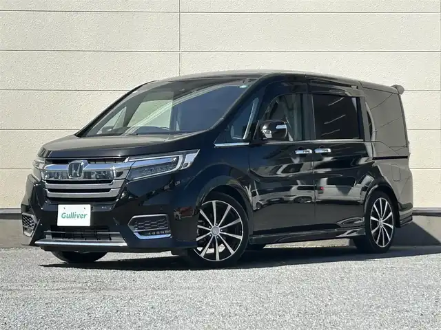 ホンダ ステップワゴン スパーダ ホンダセンシング 茨城県 2018(平30)年 6.2万km プレミアムスパークルブラックパール 純正ナビ/Bluetooth接続/フルセグTV/バックカメラ/両側パワースライド/ホンダセンシング/前方ドライブレコーダー/純正フロアマット/純正１８インチアルミホイール/レーダークルーズコントロール/後部座席モニター/LEDヘッドライト/ビルトインETC