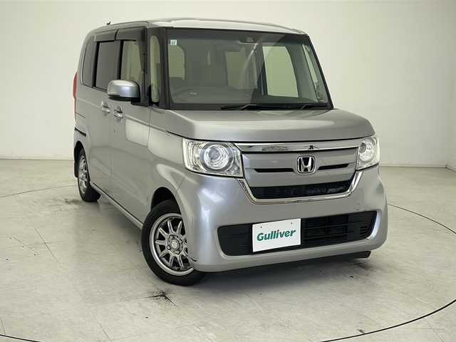 ホンダ Ｎ ＢＯＸ G EX ホンダセンシング 千葉県 2017(平29)年 4万km ルナシルバーM 純正ナビ/バックカメラ/片側パワスラ/ＥＴＣ/純正フロアマット/社外アルミホイール/ドアバイザー/チップアップシート/ホンダセンシング/衝突軽減ブレーキ/レーンキープアシスト/LEDヘッドライト/ウィンカーミラー/ステアリングスイッチ/レーダークルーズコントロール