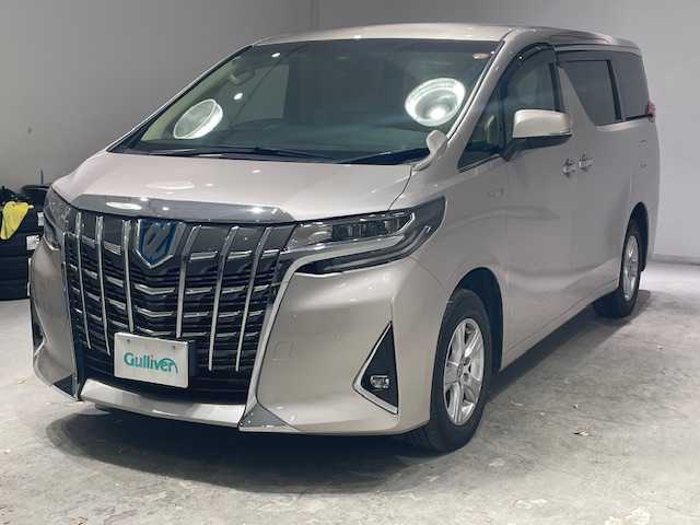 トヨタ アルファードハイブリット 宮城県 2019(平31)年 3.6万km スティールブロンドM 4WD/トヨタセーフティーセンス/・クリアランスソナー/・パーキングサポートブレーキ/・プリクラッシュセーフティ/・ロードサインアシスト/・車線逸脱警報装置/ディスプレイオーディオ/・Bluetooth/・ビルドインETC/・USB/・バックカメラ/電子パーキング/・オートブレーキホールド/パワーシート（運転席）/・パワースライドドア（両側）/プッシュスタート/・スマートキー/LEDヘッドライト/・オートライト/・オートハイビーム/純正アルミホイール16インチ