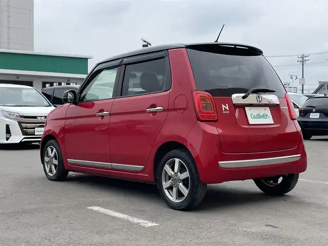 ホンダ Ｎ ＯＮＥ プレミアム ツアラー 東京都 2013(平25)年 5.6万km ミラノレッド ２トーン　/純正ディスプレイオーディオ　/バックカメラ　/ＨＤＭＩ　/ＣＤ　/スマートキー　/スペアキー　/プッシュスタート　/ＨＩＤヘッドライト　/純正１４インチＡＷ　/オートライト　/禁煙