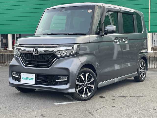 ホンダ Ｎ ＢＯＸ カスタム G L ホンダセンシング 茨城県 2019(平31)年 5.7万km シャイニンググレーメタリック 純正カーナビ/パーキングアシスト/バックカメラ/ホンダセンシング/コーナーセンサー/ワイドエアーバック/純正フロアーマット/LEDヘッドライト/ドライブレコーダー/Bluetooth接続/チップアップシート/盗難防止装置/エンジンスタートボタン/片側パワースライドドア