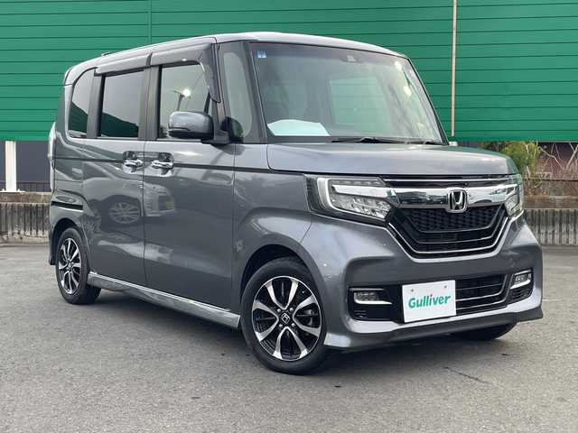 ホンダ Ｎ ＢＯＸ カスタム G L ホンダセンシング 茨城県 2019(平31)年 5.7万km シャイニンググレーメタリック 純正カーナビ/パーキングアシスト/バックカメラ/ホンダセンシング/コーナーセンサー/ワイドエアーバック/純正フロアーマット/LEDヘッドライト/ドライブレコーダー/Bluetooth接続/チップアップシート/盗難防止装置/エンジンスタートボタン/片側パワースライドドア