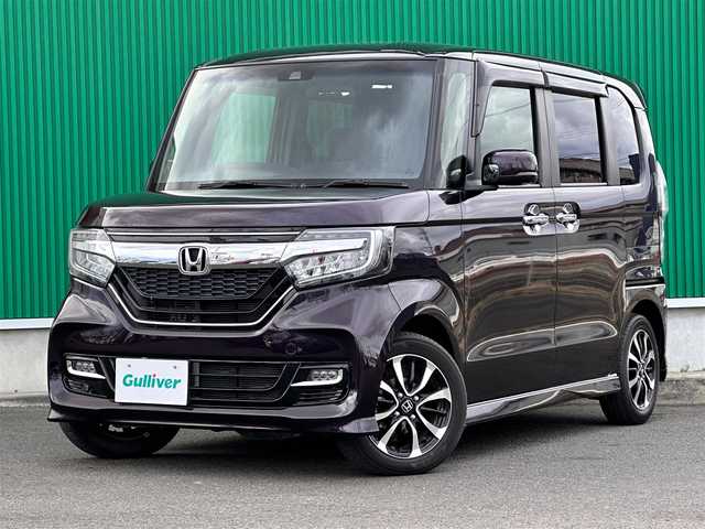 ホンダ Ｎ ＢＯＸ カスタム G L ホンダセンシング 宮城県 2020(令2)年 1.9万km プレミアムベルベットパープル・パール ホンダセンシング/・CMBS(衝突被害軽減ブレーキ)/・誤発進抑制機能/・歩行者事故低減ステアリング/・路外逸脱抑制機能/・LKAS（車線維持支援システム）/・先行車発進お知らせ機能/・標識認識機能/・アダプティブクルーズコントロール/・オートハイビーム/純正ナビ/Bluetooth/CD/SD/USB/助手席側オートスライドドア/ビルトインETC/バックカメラ/純正14インチアルミホイール/プラズマクラスター搭載オートエアコン/前席シートヒーター/LEDヘッドライト/USB電源ソケット/サイドバイザー/純正フロアマット/プッシュエンジンスタート/スマートキー/スペアキー/ステアリングスイッチ/電動格納ドアミラー/取扱説明書