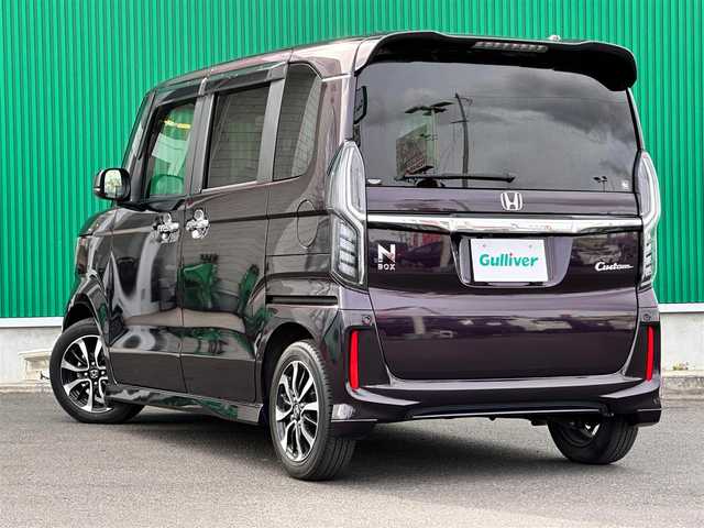 ホンダ Ｎ ＢＯＸ カスタム G L ホンダセンシング 宮城県 2020(令2)年 1.9万km プレミアムベルベットパープル・パール ホンダセンシング/・CMBS(衝突被害軽減ブレーキ)/・誤発進抑制機能/・歩行者事故低減ステアリング/・路外逸脱抑制機能/・LKAS（車線維持支援システム）/・先行車発進お知らせ機能/・標識認識機能/・アダプティブクルーズコントロール/・オートハイビーム/純正ナビ/Bluetooth/CD/SD/USB/助手席側オートスライドドア/ビルトインETC/バックカメラ/純正14インチアルミホイール/プラズマクラスター搭載オートエアコン/前席シートヒーター/LEDヘッドライト/USB電源ソケット/サイドバイザー/純正フロアマット/プッシュエンジンスタート/スマートキー/スペアキー/ステアリングスイッチ/電動格納ドアミラー/取扱説明書