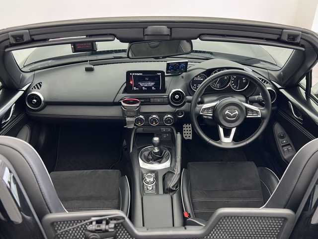 マツダ ロードスター RS 宮城県 2021(令3)年 4.2万km マシーングレープレミアムM 純正ナビ　/ＨＫＳマフラー　/ｂｒｅｍｂｏキャリパー　/専用ＲＡＹＳ社製鍛造アルミホイール　/レーダークルーズコントロール/バックモニター　/フルセグＴＶ　/ハーフレザー　/ＬＥＤヘッドライト　/ＥＴＣ　/純正マフラー車載　/禁煙車