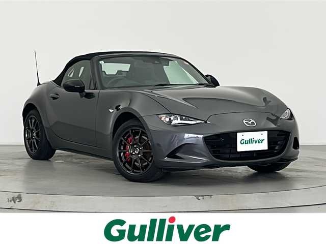 マツダ ロードスター RS 宮城県 2021(令3)年 4.2万km マシーングレープレミアムM 純正ナビ　/ＨＫＳマフラー　/ｂｒｅｍｂｏキャリパー　/専用ＲＡＹＳ社製鍛造アルミホイール　/レーダークルーズコントロール/バックモニター　/フルセグＴＶ　/ハーフレザー　/ＬＥＤヘッドライト　/ＥＴＣ　/純正マフラー車載　/禁煙車