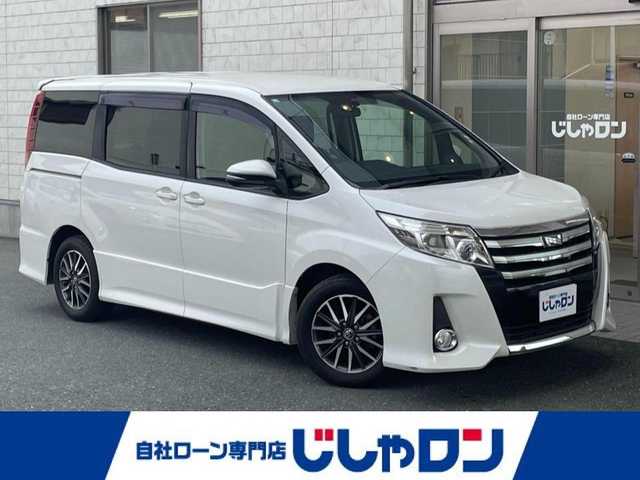 トヨタ ノア Si 愛知県 2014(平26)年 12.1万km ホワイトパールクリスタルシャイン 自社割賦契約済み車両/ 純正メモリナビ/　◯ CD再生機能/　◯ DVD再生機能/　◯ フルセグTV/　◯ BT対応/ バックカメラ/ ETC/ 両側パワースライドドア/ ステアリングスイッチ/ クルーズコントロール/ プッシュスタート/ オートライト/ ウインカーミラー/ レザー調シートカバー/ フロアマット