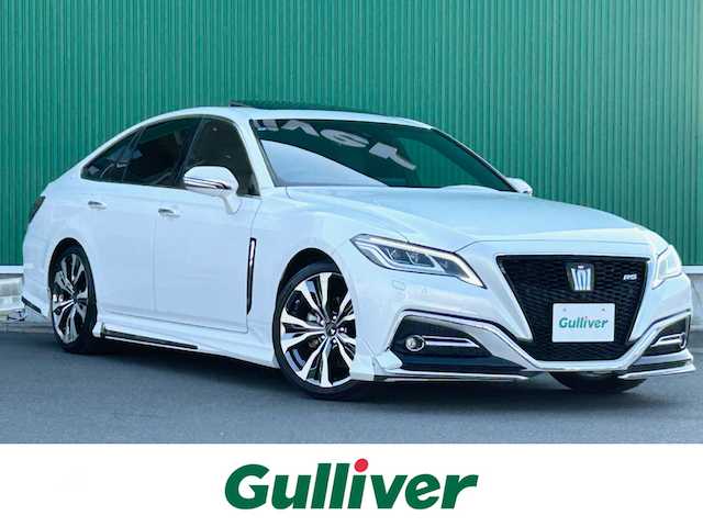 トヨタ クラウン ハイブリッド RS アドバンス 宮城県 2021(令3)年 2.6万km プレシャスホワイトパール セーフティパッケージプラス/・デジタルインナーミラー/・パーキングサポートブレーキ/リアカメラディテクション/・パノラミックビューモニター/ムーンルーフ/＝＝＝/モデリスタエアロ（F/S/R）/モデリスタマフラー/モデリスタ19インチAW/モデリスタミラーガーニッシュ/フェンダーガーニッシュ/セーフティセンス/・プリクラッシュセーフティ/・レーントレーシングアシスト/・レーダークルーズコントロール/・アダプティブハイビームシステム/・ロードサインアシスト/・先行車発進告知機能/・ドライバー異常時対応システム/ブラインドスポットモニター/リアクロストラフィックオートブレーキ/リアクロストラフィックアラート/ヘッドアップディスプレイ/純正12.3インチナビ/・CD/DVD/・Bluetooth/・フルセグTV/ビルトインETC2.0/ドライブレコーダー/レザーシート/シートヒーター/ベンチレーション/パワーシート/ステアリングヒーター/パドルシフト/電動パーキングブレーキ/ブレーキホールド/LEDヘッドライト/シーケンシャルターンランプ