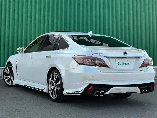 トヨタ クラウン ハイブリッド RS アドバンス 宮城県 2021(令3)年 2.6万km プレシャスホワイトパール セーフティパッケージプラス/・デジタルインナーミラー/・パーキングサポートブレーキ/リアカメラディテクション/・パノラミックビューモニター/ムーンルーフ/＝＝＝/モデリスタエアロ（F/S/R）/モデリスタマフラー/モデリスタ19インチAW/モデリスタミラーガーニッシュ/フェンダーガーニッシュ/セーフティセンス/・プリクラッシュセーフティ/・レーントレーシングアシスト/・レーダークルーズコントロール/・アダプティブハイビームシステム/・ロードサインアシスト/・先行車発進告知機能/・ドライバー異常時対応システム/ブラインドスポットモニター/リアクロストラフィックオートブレーキ/リアクロストラフィックアラート/ヘッドアップディスプレイ/純正12.3インチナビ/・CD/DVD/・Bluetooth/・フルセグTV/ビルトインETC2.0/ドライブレコーダー/レザーシート/シートヒーター/ベンチレーション/パワーシート/ステアリングヒーター/パドルシフト/電動パーキングブレーキ/ブレーキホールド/LEDヘッドライト/シーケンシャルターンランプ