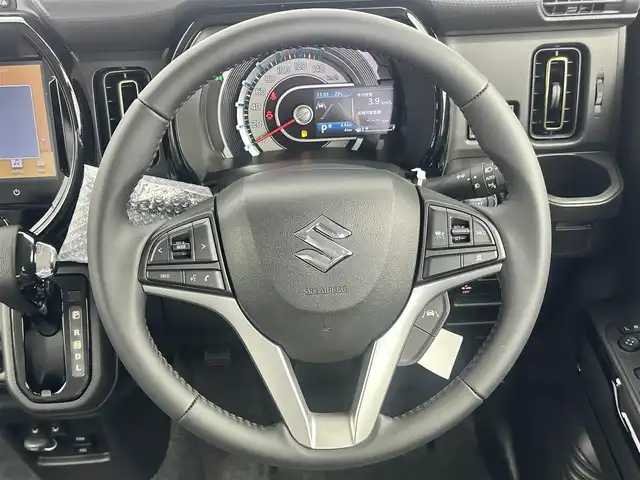 スズキ ハスラー HYBRID X 愛知県 2025(令7)年 0.1万km未満 クールカーキPM 純正9インチメモリナビ/（CD/DVD/FM/AM/BT/フルセグTV/SmartphoneLink）/全方位バックカメラ/VIEWボタン/前席シートヒーター/スズキセーフティサポート/・衝突軽減システム/・レーンキープアシスト/・コーナーセンサー/・レーダークルーズコントロール/・横滑り防止装置/純正15インチAW/純正LEDヘッドライト