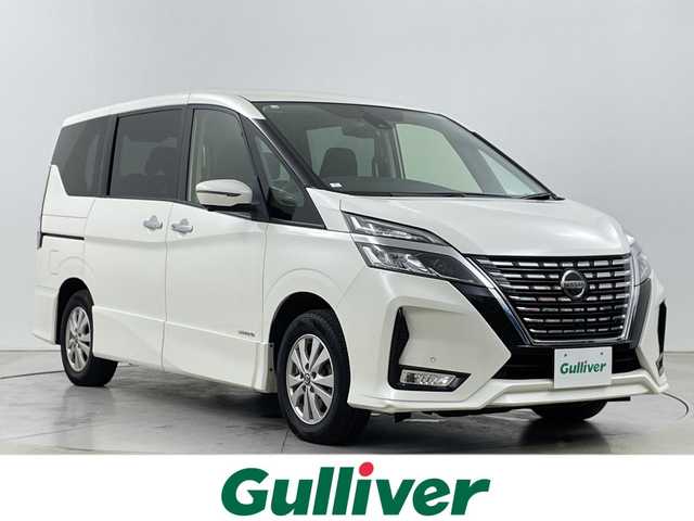 日産 セレナ ハイウェイスター V 道央・札幌 2022(令4)年 5.3万km ブリリアントホワイトパール ・４WD/プロパイロット/・インテリジェント エマージェンシーブレーキ/・車線逸脱警報 (LDW)/インテリジェント BSW/RCTA)/・後側方衝突防止支援システム/・後退時車両検知警報/・純正ディーラーOPナビ（MJ121D-W）/・Bluetooth/CD/DVD/SD/・USB/AUX/フルセグTV/・アラウンドビューモニター/・バックカメラ/・両側パワースライドドア/・LEDヘッドライト/オートライト/・オートハイビーム/・スマートキー/・横滑り防止装置/盗難防止装置/・ドライブレコーダー（DJ4-D）/・アイドリングストップ/・ABS
