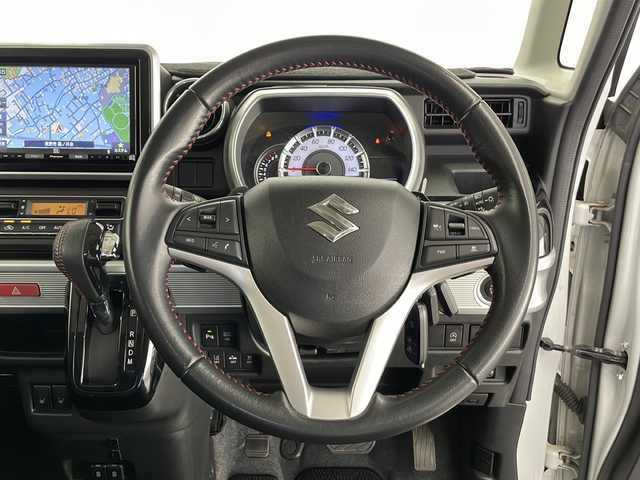 スズキ スペーシア カスタム HYBRID XS ターボ 岐阜県 2020(令2)年 4.3万km ピュアホワイトP スズキレーダーサポート/純正8インチナビ（フルセグ/DVD/CD/BT）/両側パワースライドドア/シートヒーター/バックカメラ/リアサーキュレーター/ETC/社外エンジンスターター/前後ドライブレコーダー/純正15インチAW/リアサンシェード/LEDヘットライト/LEDフォグランプ/オートライト/リアコーナーセンサー/純正フロアマット/スペアキー/車両取扱説明書/保証書