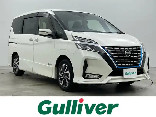 日産 セレナ e－パワー ハイウェイスター V 岡山県 2020(令2)年 4.6万km ブリリアントホワイトパール 福祉車両/・セカンドスライドアップシート/純正10インチナビ/・MM519D-L/（CD/DVD/TV/BT/Carplay)/純正11インチフリップダウンモニター/全方位カメラ/パーキングアシスト/両側パワースライドドア/プロパイロット/純正前後ドライブレコーダー/LEDヘッドライト/オートライト/ハンドルヒーター/シートヒーター/ETC