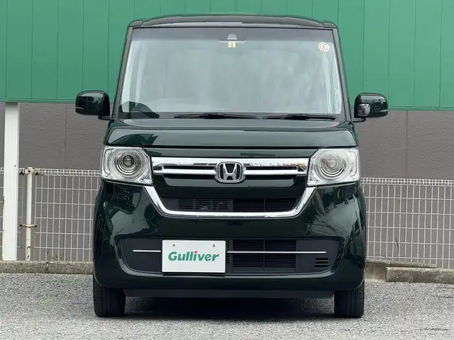 ホンダ Ｎ ＢＯＸ L 千葉県 2023(令5)年 2.9万km ブリティッシュグリーンP 純正メモリーナビ/ワンセグTV/CD/Bluetooth/両側パワースライドドア/レーダークルーズコントロール/バックカメラ/D/N席シートヒーター/ホンダセンシング/LEDヘッドライト/オートライト/スマートキー/プッシュスタート/純正フロアマット