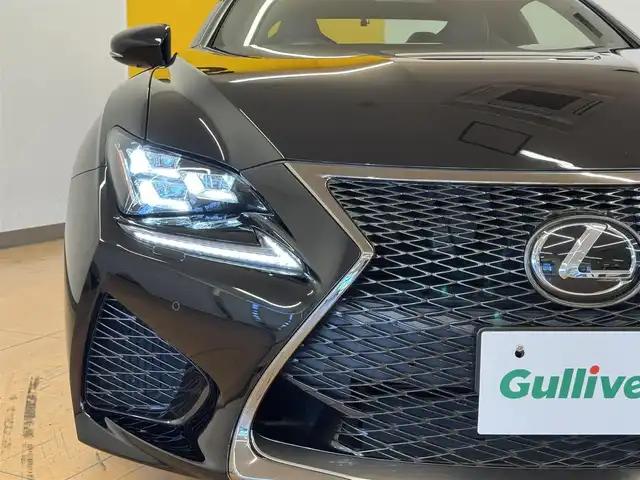 レクサス ＲＣ Ｆ 群馬県 2015(平27)年 6.5万km ブラック レーダークルーズコントロール/オートハイビーム/ブラインドスポットモニター/パーキングセンサー/レーンディパーチャーアラート/プリクラッシュセーフティ/純正SDナビ/   BT/フルセグ/CD/DVD/Blu-ray/SD/AM/FM/USB/バックカメラ/黒革シート/前席シートヒーター/前席エアシート/本革巻きステアリング/ステアリングヒーター/3眼LEDヘッドライト/純正フロアマット/純正19インチAW/ドライブレコーダー/ビルトインETC