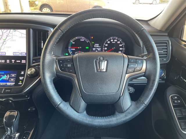 トヨタ クラウン ハイブリッド アスリートS 福島県 2013(平25)年 7.9万km ブラック サンルーフ　メーカーナビ　バックカメラ　前後ドライブレコーダー　ＥＴＣ　シートヒーター　パワーシート　スマートキー　クルーズコントロール　クリアランスソナー　純正アルミホイール有（サマータイヤ）