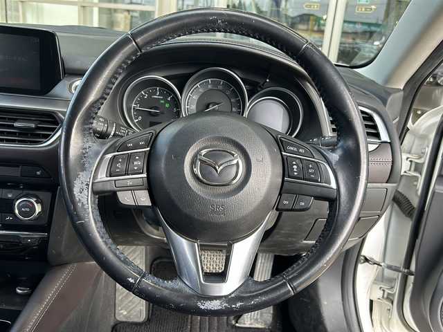 マツダ アテンザ ワゴン XD Lパッケージ 静岡県 2015(平27)年 5.4万km スノーフレイクホワイトパールマイカ 純正ナビ(フルセグTV・Bluetooth・CD・DVD)/バックカメラ/レーダークルーズコントロール/衝突被害軽減ブレーキ/車線逸脱警報システム/LEDヘッドランプ/オートライト/オートエアコン/パドルシフト/前席パワーシート/シートヒーター/スマートキー/プッシュエンジンスタート