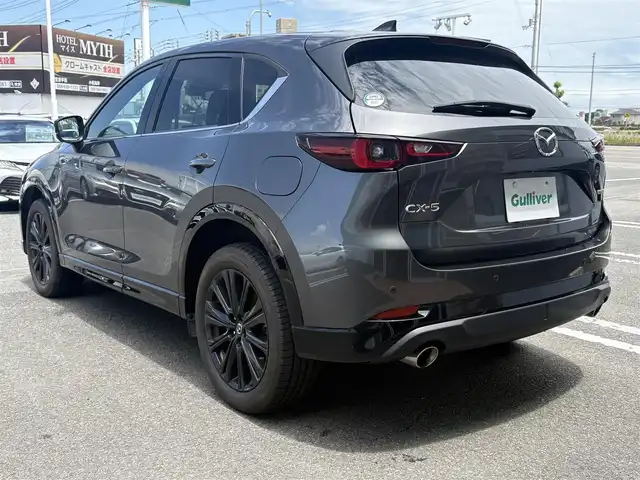 マツダ ＣＸ－５ 25S スポーツアピアランス 徳島県 2022(令4)年 1.9万km マシーングレープレミアムM 純正１０．２５インチナビ　衝突軽減ブレーキ　レーダークルーズコントロール　アラウンドビューモニター　ＥＴＣ　シートヒーター　ＬＥＤヘッドライト　ブラインドスポットモニター　ステアリングヒーター　ＵＳＢ