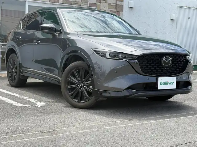 マツダ ＣＸ－５ 25S スポーツアピアランス 徳島県 2022(令4)年 1.9万km マシーングレープレミアムM 純正１０．２５インチナビ　衝突軽減ブレーキ　レーダークルーズコントロール　アラウンドビューモニター　ＥＴＣ　シートヒーター　ＬＥＤヘッドライト　ブラインドスポットモニター　ステアリングヒーター　ＵＳＢ
