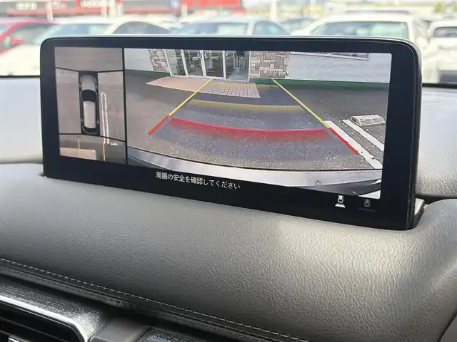マツダ ＣＸ－５ 25S スポーツアピアランス 徳島県 2022(令4)年 1.9万km マシーングレープレミアムM 純正１０．２５インチナビ　衝突軽減ブレーキ　レーダークルーズコントロール　アラウンドビューモニター　ＥＴＣ　シートヒーター　ＬＥＤヘッドライト　ブラインドスポットモニター　ステアリングヒーター　ＵＳＢ