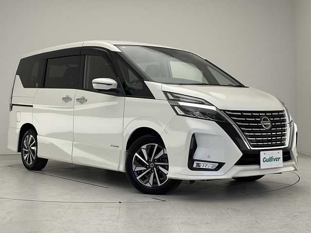 日産 セレナ ハイウェイスター V 愛知県 2020(令2)年 5.2万km ブリリアントホワイトパール 衝突軽減システム/純10型ナビ/11型フリップダウンモニター/全方位カメラ/両側パワースライドドア/ブラインドスポットモニター/クルーズコントロール/コーナーセンサー/純正アルミホイール/LEDヘッドライト/リアオートエアコン/レーンキープアシスト/オートマチックハイビーム/ドライブレコーダー/ETC/ステアリングスイッチ/スマートキー/プッシュスタート