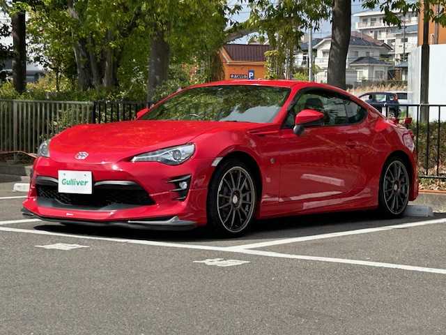 トヨタ ８６ GT リミテッド 宮城県 2018(平30)年 4.8万km ピュアレッド モデリスタエアロパーツ/BLITZ車高調整/バックフォグ/パドルシフト/純正ナビ/Bluetooth/ETC/フルセグテレビ/クルーズコントロール付き/純正フロアマット/シートヒーター
