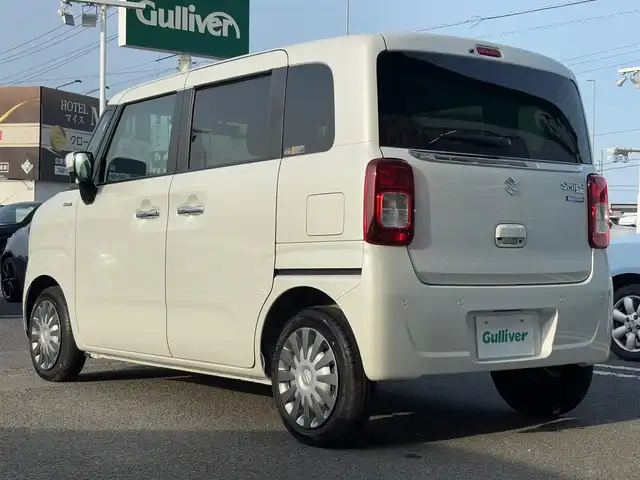 スズキ ワゴンＲ スマイル HYBRID X 徳島県 2024(令6)年 0.8万km ピュアホワイトP 純正SDナビ/　Bluetooth、CD、DVD、USB、TV/両側パワースライドドア/リアパーキングセンサー/シートヒーター【Ｄ席のみ】/LEDフォグランプ/USB充電口×２/アイドリングストップ/純正フロアマット/ドアバイザー/デュアルカメラブレーキサポート/横滑り防止機能/レーンキープアシスト/盗難防止装置
