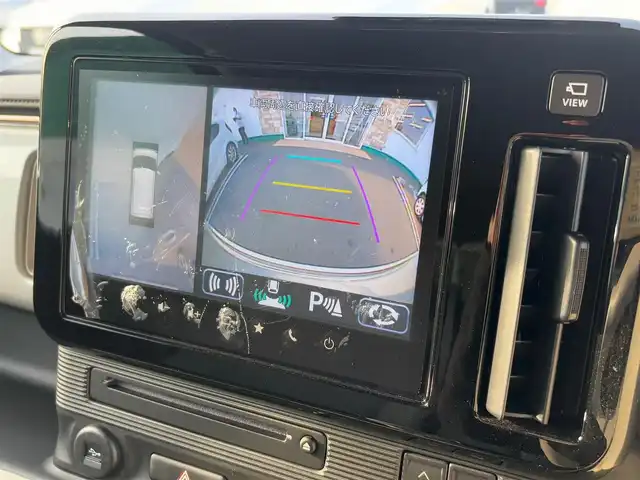 スズキ ワゴンＲ スマイル HYBRID X 徳島県 2024(令6)年 0.8万km ピュアホワイトP 純正SDナビ/　Bluetooth、CD、DVD、USB、TV/両側パワースライドドア/リアパーキングセンサー/シートヒーター【Ｄ席のみ】/LEDフォグランプ/USB充電口×２/アイドリングストップ/純正フロアマット/ドアバイザー/デュアルカメラブレーキサポート/横滑り防止機能/レーンキープアシスト/盗難防止装置