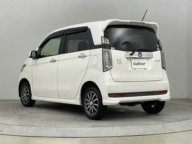 ホンダ Ｎ ＷＧＮ カスタム G Aパッケージ 道央・札幌 2014(平26)年 5.6万km プレミアムホワイトパール ・4WD/・寒冷地仕様/・純正ギャザーズナビ/　BT/CD/ ワンセグ/・社外ETC/・バックカメラ/・衝突軽減ブレーキ/・横滑り防止/・クルーズコントロール/・LEDヘッドライト/・オートライト/・純正フロアマット/・純正14インチAW/・プッシュスタート/・スマートキー/・ドアバイザー