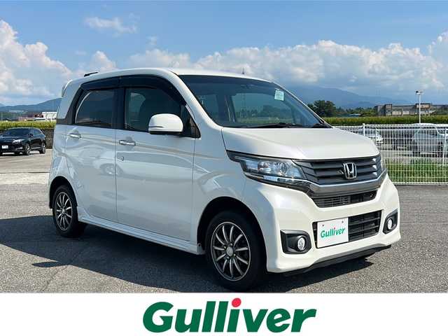 ホンダ Ｎ ＷＧＮ カスタム G Aパッケージ 富山県 2014(平26)年 5.6万km プレミアムホワイトパール ・4WD/・寒冷地仕様/・純正ギャザーズナビ/　BT/CD/ ワンセグ/・社外ETC/・バックカメラ/・衝突軽減ブレーキ/・横滑り防止/・クルーズコントロール/・LEDヘッドライト/・オートライト/・純正フロアマット/・純正14インチAW/・プッシュスタート/・スマートキー/・ドアバイザー