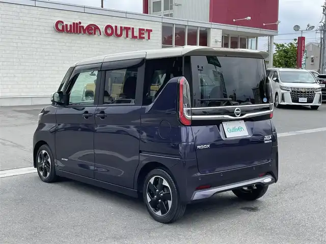 日産 ルークス HWS X プロパイロットED 群馬県 2021(令3)年 3万km アメジストパープル 純正9インチナビ/フルセグTV・CD・DVD・BT・AM・FM/全方位カメラ/後方コーナーセンサー/追従走行ありクルーズコントロール/ビルトインETC/両側パワースライドドア/後席サーキュレーター/ステアリングリモコン/ハンズフリー/ツートンカラー/スペアキー×1