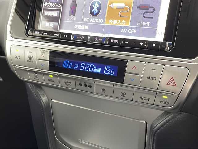 トヨタ ランドクルーザー プラド TX 新潟県 2018(平30)年 4.8万km ブラック 4WD/リフトアップ/オーバーフェンダー/社外マフラー/社外革コンピステアリング/アルパイン9インチナビ/(X9Z)/(CD.DVD.SD.フルセグ.Bluetooth)/バックカメラ/トヨタセーフティセンス/・プリクラッシュセーフティ/・レーダークルーズコントロール/・レーンキープアシスト/・オートマチックハイビーム/LEDオートライト/コーナーセンサー/ドライブレコーダー/BFgoodrich/プッシュスタート/スマートキー/フロアマット