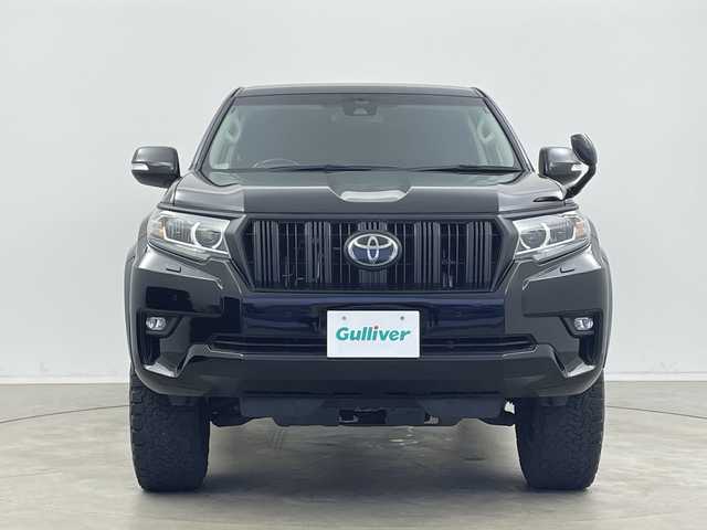 トヨタ ランドクルーザー プラド TX 新潟県 2018(平30)年 4.8万km ブラック 4WD/リフトアップ/オーバーフェンダー/社外マフラー/社外革コンピステアリング/アルパイン9インチナビ/(X9Z)/(CD.DVD.SD.フルセグ.Bluetooth)/バックカメラ/トヨタセーフティセンス/・プリクラッシュセーフティ/・レーダークルーズコントロール/・レーンキープアシスト/・オートマチックハイビーム/LEDオートライト/コーナーセンサー/ドライブレコーダー/BFgoodrich/プッシュスタート/スマートキー/フロアマット