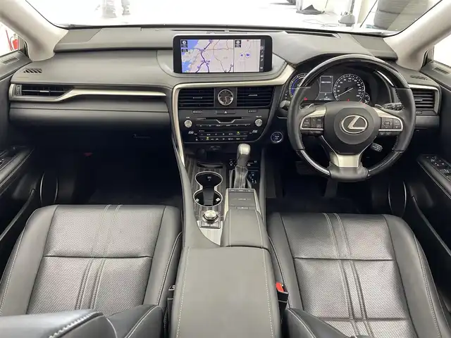 レクサス ＲＸ 450hL 宮城県 2019(令1)年 3万km ソニッククォーツ ムーンルーフ　/パノラミックビューモニター　/ルーフレール　/三眼フルＬＥＤヘッドランプ　/ヘッドアップディスプレイ　/後席電動格納　/プリクラッシュセーフティシステム/レーントレーシングアシスト/オートマチックハイビーム/BSM/クリアランスソナー /100V電源/黒革シート　/シートヒーター/シートベンチレーション/純正２０インチアルミ　/サマータイヤ／純正２０ＡＷ車載　/禁煙車/4WD/スペアタイヤ