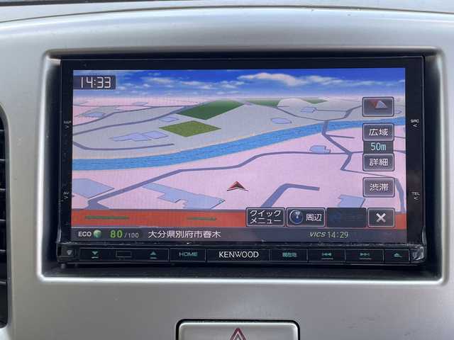 スズキ ワゴンＲ FZ 大分県 2014(平26)年 9.7万km ブルーイッシュブラックパール3 社外ナビ/フルセグTV/Bluetooth/DVD/純正フロアマット/純正14インチアルミホイール/オートライト/衝突被害軽減ブレーキ